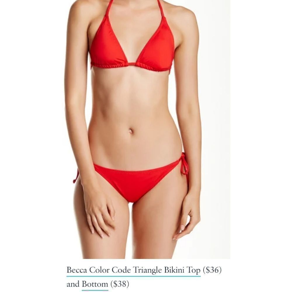 Becca By Rebecca Virtue Color Code Triangle Bikin… - image 7